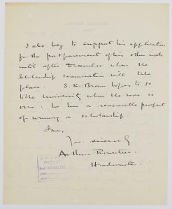 NRCC-CL 9-1-5715 Sidney Kemp Brown Letter from Bootham School York [2]